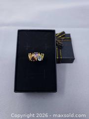 MaxSold Auction: Gold Ring With 5 Coloured Settings - Toronto (Ontario, Canada) SELLER MANAGED Estate Sale Online Auction - Swanwick Avenue