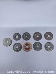 MaxSold Auction: Nine Antique Chinese Coins - Toronto (Ontario, Canada) SELLER MANAGED Estate Sale Online Auction - Swanwick Avenue