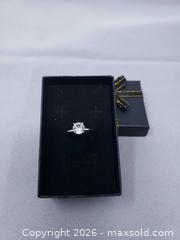 MaxSold Auction: Silver Ring With Solitary Brilliant Stone - Toronto (Ontario, Canada) SELLER MANAGED Estate Sale Online Auction - Swanwick Avenue