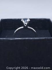 MaxSold Auction: Silver Ring With Solitary Brilliant Stone - Toronto (Ontario, Canada) SELLER MANAGED Estate Sale Online Auction - Swanwick Avenue