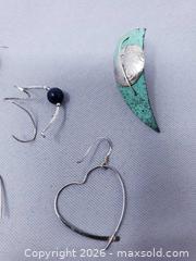 MaxSold Auction: Silver Single Earrings and Ear Cuffs - Toronto (Ontario, Canada) SELLER MANAGED Estate Sale Online Auction - Swanwick Avenue