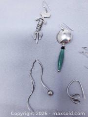 MaxSold Auction: Silver Single Earrings and Ear Cuffs - Toronto (Ontario, Canada) SELLER MANAGED Estate Sale Online Auction - Swanwick Avenue