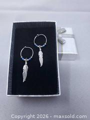 MaxSold Auction: Sterling Silver Feather Earrings - Toronto (Ontario, Canada) SELLER MANAGED Estate Sale Online Auction - Swanwick Avenue