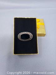 MaxSold Auction: Sterling Silver Marcasite Brooch - Toronto (Ontario, Canada) SELLER MANAGED Estate Sale Online Auction - Swanwick Avenue