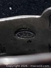 MaxSold Auction: Sterling Silver Ring With Rectangular Black Stone - Toronto (Ontario, Canada) SELLER MANAGED Estate Sale Online Auction - Swanwick Avenue