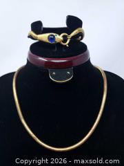 MaxSold Auction: Vintage Snake Bracelet and Serpentine Necklace - Toronto (Ontario, Canada) SELLER MANAGED Estate Sale Online Auction - Swanwick Avenue