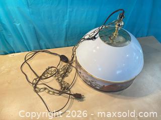 MaxSold Auction: 1980 Coors hanging lamp - Elgin (Ontario, Canada) SELLER MANAGED Estate Sale Online Auction - Main Street
