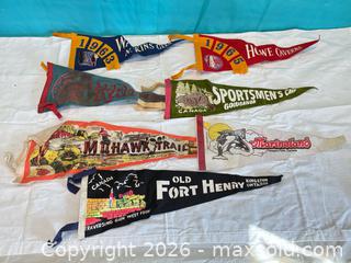 MaxSold Auction: Pennants collection   - Elgin (Ontario, Canada) SELLER MANAGED Estate Sale Online Auction - Main Street