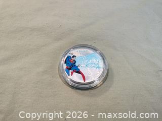 MaxSold Auction: Superman 2015 $10 Silver coin  - Elgin (Ontario, Canada) SELLER MANAGED Estate Sale Online Auction - Main Street