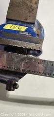 MaxSold Auction: 5 in Jaw Bench Vise, Swivel Bolt-On Base, Cast Iron, Blue - Brighton (Ontario, Canada) SELLER MANAGED Estate Sale Online Auction - Drewery Street