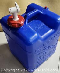 MaxSold Auction: Aqua-Tainer 5 Gallon Blue Water Container - Brighton (Ontario, Canada) SELLER MANAGED Estate Sale Online Auction - Drewery Street