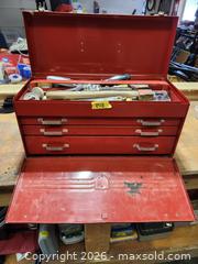 MaxSold Auction: Assorted Garage Tools Lot with Toolbox and Socket Set - Brighton (Ontario, Canada) SELLER MANAGED Estate Sale Online Auction - Drewery Street
