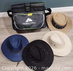 MaxSold Auction: Assorted Hats and Ozark Trail Insulated Cooler, Lot of 5 - Brighton (Ontario, Canada) SELLER MANAGED Estate Sale Online Auction - Drewery Street