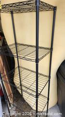 MaxSold Auction: Black Metal 4-Shelf Wire Shelving Unit, Adjustable - Brighton (Ontario, Canada) SELLER MANAGED Estate Sale Online Auction - Drewery Street