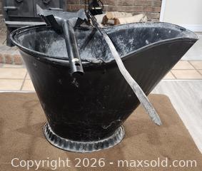 MaxSold Auction: Black Metal Fireplace Tool Set with Shovel and Poker/Rake - Brighton (Ontario, Canada) SELLER MANAGED Estate Sale Online Auction - Drewery Street