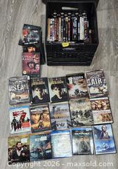 MaxSold Auction: Blu-ray + DVD Combo Lot (16–30) with Plastic Milk Crate - Brighton (Ontario, Canada) SELLER MANAGED Estate Sale Online Auction - Drewery Street