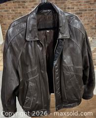 MaxSold Auction: Christopher Rand Brown Genuine Leather Jacket, Men's M - Brighton (Ontario, Canada) SELLER MANAGED Estate Sale Online Auction - Drewery Street