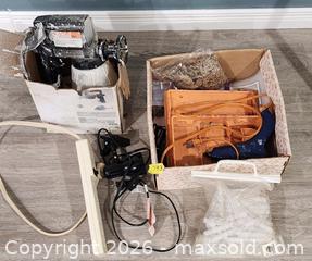 MaxSold Auction: Craft Tools Lot: Paint Sprayer, Bostik Glue Tool, Clip-On Lamp - Brighton (Ontario, Canada) SELLER MANAGED Estate Sale Online Auction - Drewery Street