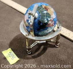 MaxSold Auction: Decorative Globe Paperweight, 4–6 in Medium Desk Globe - Brighton (Ontario, Canada) SELLER MANAGED Estate Sale Online Auction - Drewery Street