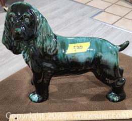 MaxSold Auction: Green Glazed Ceramic Dog Figurine, 12–16 in - Brighton (Ontario, Canada) SELLER MANAGED Estate Sale Online Auction - Drewery Street