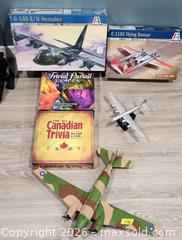 MaxSold Auction: Lot: Plastic Model Kits, Assembled Planes & Board Games - Brighton (Ontario, Canada) SELLER MANAGED Estate Sale Online Auction - Drewery Street