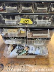 MaxSold Auction: Mastercraft Folding Sawhorses & Small Parts Organizer with Hardware - Brighton (Ontario, Canada) SELLER MANAGED Estate Sale Online Auction - Drewery Street