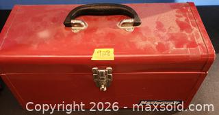 MaxSold Auction: Mastercraft Small Portable Metal Toolbox with Tools - Brighton (Ontario, Canada) SELLER MANAGED Estate Sale Online Auction - Drewery Street