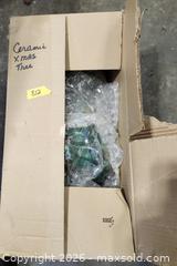 MaxSold Auction: Medium Ceramic Light-Up Christmas Tree with Assorted CDs & Cases - Brighton (Ontario, Canada) SELLER MANAGED Estate Sale Online Auction - Drewery Street