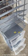 MaxSold Auction: Mesh Letter Sorter & 3-Drawer Plastic Storage Cart with Casters - Brighton (Ontario, Canada) SELLER MANAGED Estate Sale Online Auction - Drewery Street