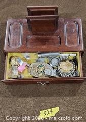 MaxSold Auction: Mixed Watches, Belt Buckles, Jewelry Box & Small Jewelry - Brighton (Ontario, Canada) SELLER MANAGED Estate Sale Online Auction - Drewery Street