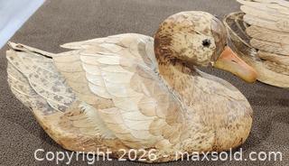 MaxSold Auction: Pair of Decorative Bamboo Overlay Folk Carved Ducks - Brighton (Ontario, Canada) SELLER MANAGED Estate Sale Online Auction - Drewery Street