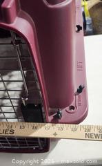 MaxSold Auction: Petmate Medium Pet Carrier Kennel in Burgundy/Maroon - Brighton (Ontario, Canada) SELLER MANAGED Estate Sale Online Auction - Drewery Street