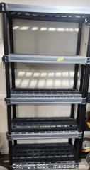 MaxSold Auction: Plastic Utility Shelving Unit, 5 Shelves, ~73 in H - Brighton (Ontario, Canada) SELLER MANAGED Estate Sale Online Auction - Drewery Street