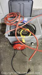 MaxSold Auction: Retractable Air & Electrical Reels with Hoses & Accessories - Brighton (Ontario, Canada) SELLER MANAGED Estate Sale Online Auction - Drewery Street