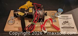 MaxSold Auction: SMK 3000 lb 12V Electric Winch - Brighton (Ontario, Canada) SELLER MANAGED Estate Sale Online Auction - Drewery Street