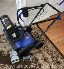 MaxSold Auction: Snow Joe iON15SB-LT 15-inch Cordless Snow Blower - Brighton (Ontario, Canada) SELLER MANAGED Estate Sale Online Auction - Drewery Street