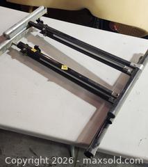 MaxSold Auction: Two Adjustable Roller Stands / Material Support - Brighton (Ontario, Canada) SELLER MANAGED Estate Sale Online Auction - Drewery Street