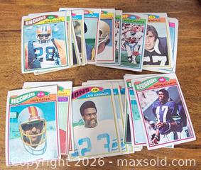 MaxSold Auction: 1977 Topps Football Card Lot - East Cocalico Township (Pennsylvania, USA) SELLER MANAGED Downsizing Online Auction - Stevens Road