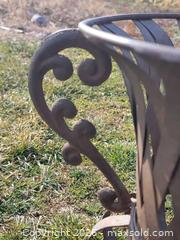 MaxSold Auction: Heavy Wrought Iron Urn Planter  - East Cocalico Township (Pennsylvania, USA) SELLER MANAGED Downsizing Online Auction - Stevens Road