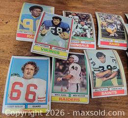 MaxSold Auction: Lot of (37) 1974 Topps Football Cards - East Cocalico Township (Pennsylvania, USA) SELLER MANAGED Downsizing Online Auction - Stevens Road