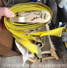 MaxSold Auction: Ratchet Straps (8) 12ft × 2"  - East Cocalico Township (Pennsylvania, USA) SELLER MANAGED Downsizing Online Auction - Stevens Road