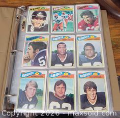 MaxSold Auction: Vintage Binder Full of 1977 Topps Football Cards  - East Cocalico Township (Pennsylvania, USA) SELLER MANAGED Downsizing Online Auction - Stevens Road