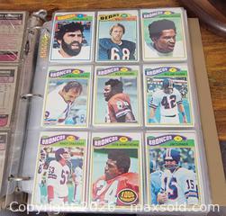 MaxSold Auction: Vintage Binder Full of 1977 Topps Football Cards  - East Cocalico Township (Pennsylvania, USA) SELLER MANAGED Downsizing Online Auction - Stevens Road