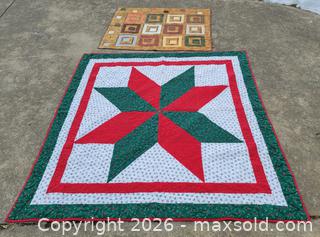 MaxSold Auction: Vintage Quilts (2)  - East Cocalico Township (Pennsylvania, USA) SELLER MANAGED Downsizing Online Auction - Stevens Road