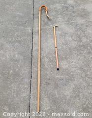 MaxSold Auction: Vintage Walking Sticks (2) - East Cocalico Township (Pennsylvania, USA) SELLER MANAGED Downsizing Online Auction - Stevens Road