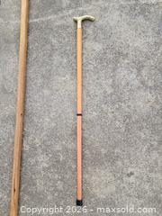 MaxSold Auction: Vintage Walking Sticks (2) - East Cocalico Township (Pennsylvania, USA) SELLER MANAGED Downsizing Online Auction - Stevens Road