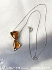 MaxSold Auction: 925 Sterling Silver BALTIC AMBER PENDANT   - Shelburne (Ontario, Canada) SELLER MANAGED Downsizing Online Auction - Main Street East
