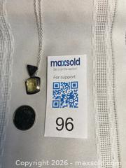 MaxSold Auction: 925 Sterling Silver LEMON TOPAZ PENDANT Necklace  - Shelburne (Ontario, Canada) SELLER MANAGED Downsizing Online Auction - Main Street East