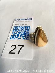 MaxSold Auction: 925 Sterling Silver PICTURE JASPER RING Size 6  - Shelburne (Ontario, Canada) SELLER MANAGED Downsizing Online Auction - Main Street East
