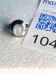 MaxSold Auction: 925 Sterling Silver RAINBOW MOONSTONE CABUCHON RING S 6.5 - Shelburne (Ontario, Canada) SELLER MANAGED Downsizing Online Auction - Main Street East